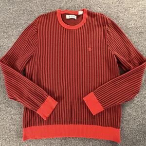Original Penguin‎ by Munsingwear Men's Red and Black Crew Neck Lrg #793